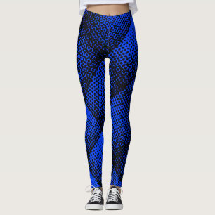 Leggings Patrón de píxeles 08.B.wC Blue BG