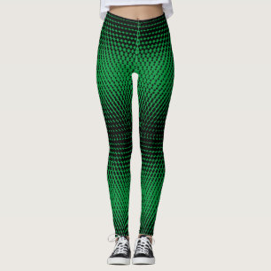 Leggings Patrón de píxeles 09.B.w. Green BG