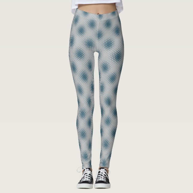 Leggings Patrón de píxeles 10.B.bw Lgrey BG (Anverso)