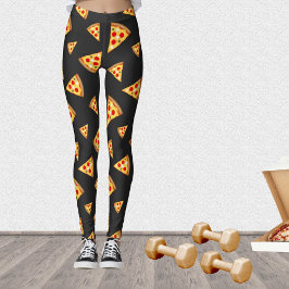 Leggings Patrón de pizzas Guay y divertidas
