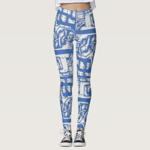 Leggings Patrón de placa de circuito