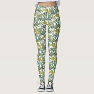 Leggings Patrón de plantas