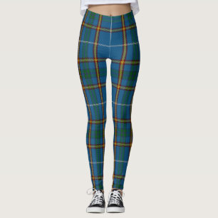 Leggings Patrón de platillos de Bain Clan Scottish Tartan