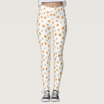 Leggings Patrón de pollo frito y Waffles<br><div class="desc">Patrón con ilustraciones de gofres inspirados en la acuarela,  piernas de pollo fritas y alas de pollo.</div>