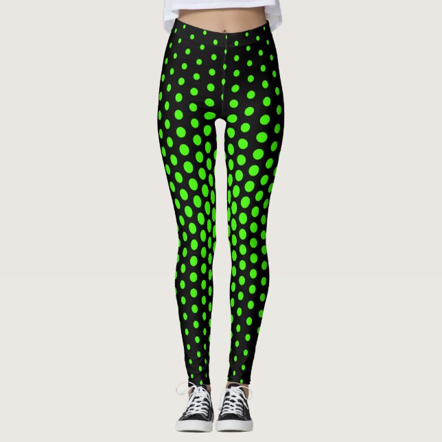 Leggings Patrón de punto de Harlequin Techno (Anverso)