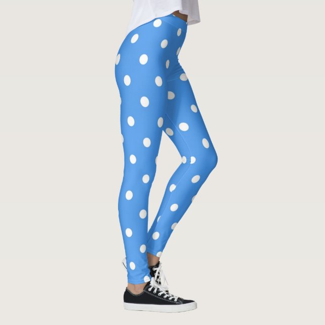 Leggings Patrón de punto de polka (Derecha)