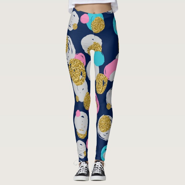 Leggings Patrón de puntos 11 (Anverso)