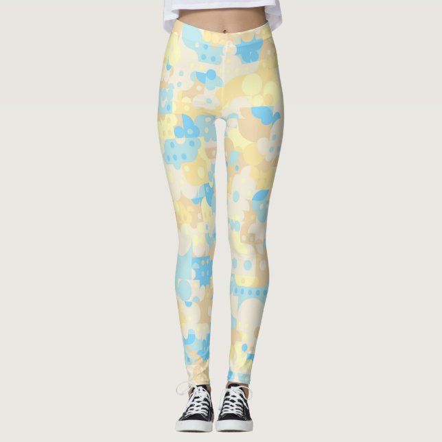 Leggings Patrón de puntos boho (Anverso)