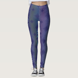 Leggings Patrón de puntos holográficos irlandeses