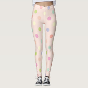 Leggings Patrón de puntos polacos