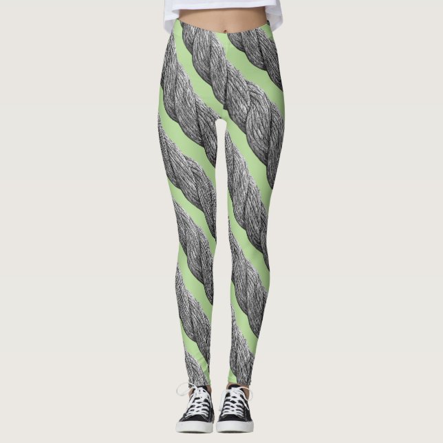 Leggings Patrón de rayas (Anverso)