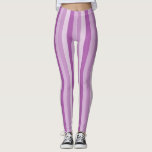Leggings Patrón de rayas moradas<br><div class="desc">leggings de patrón de rayas moradas de bonito.</div>