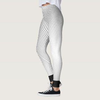 Leggings Patrón de rayas punteadas