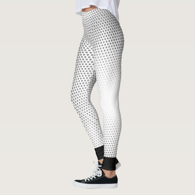 Leggings  Patrón de rayas punteadas  (Izquierda)