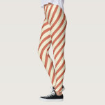 Leggings Patrón de rayas rojas y blancas<br><div class="desc">Piernas de patrón de rayas rojas y blancas</div>