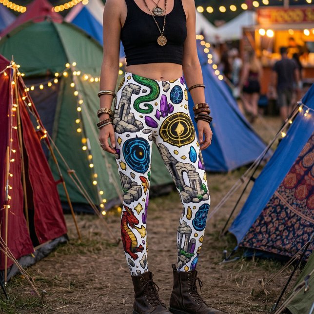 Leggings Patrón de Reinos Míticos (Subido por el creador)