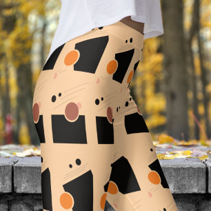 Leggings Patrón de resumen de color vivo