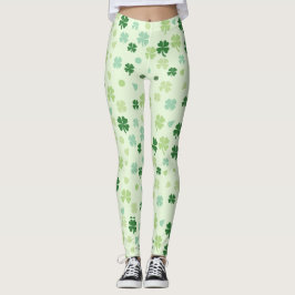 Leggings Patrón de rocas de la cubierta verde del Día de lo