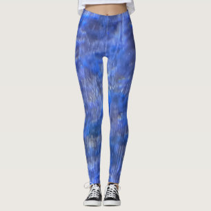 Leggings Patrón de rock acuático