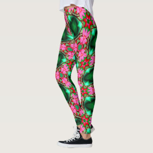 Leggings Patrón de Rosa del desierto