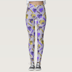 Leggings Patrón de San Valentín