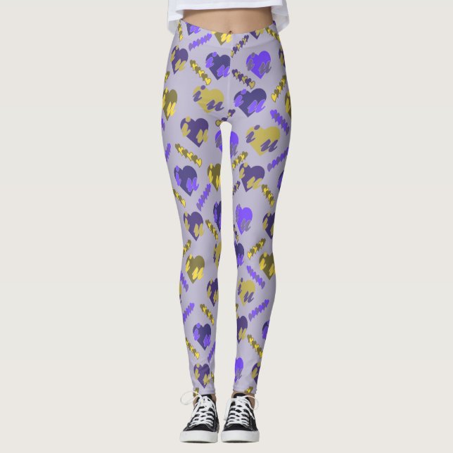 Leggings Patrón de San Valentín (Anverso)