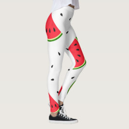 Leggings Patrón de sandías rojas