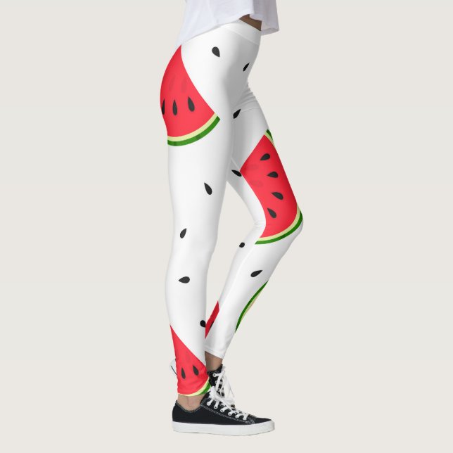 Leggings Patrón de sandías rojas (Derecha)