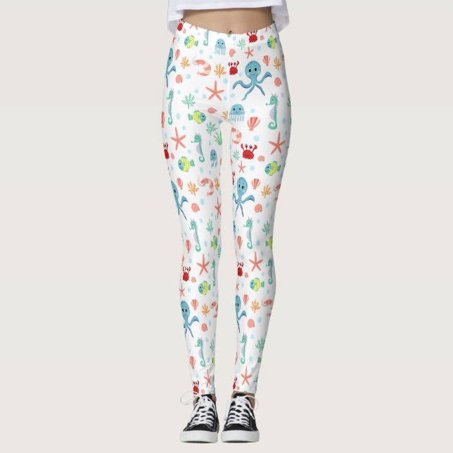 Leggings patrón de Sea World (Anverso)