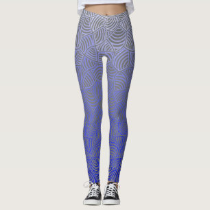 Leggings Patrón de shell.03.nbg Gris BG