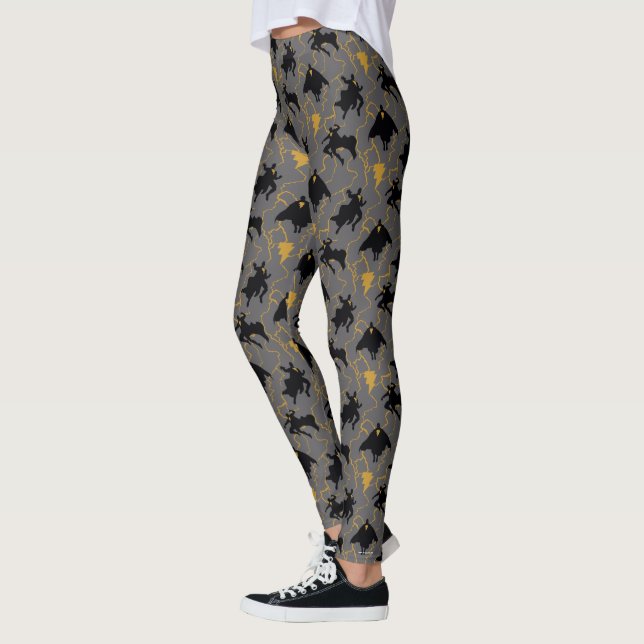 Leggings Patrón de silueta negro de Adam Lightning (Izquierda)