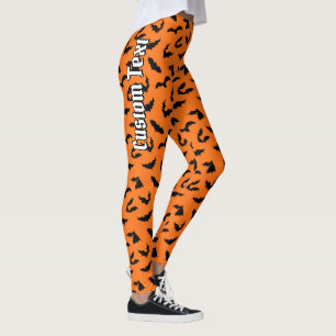 Leggings Patrón de siluetas de bate