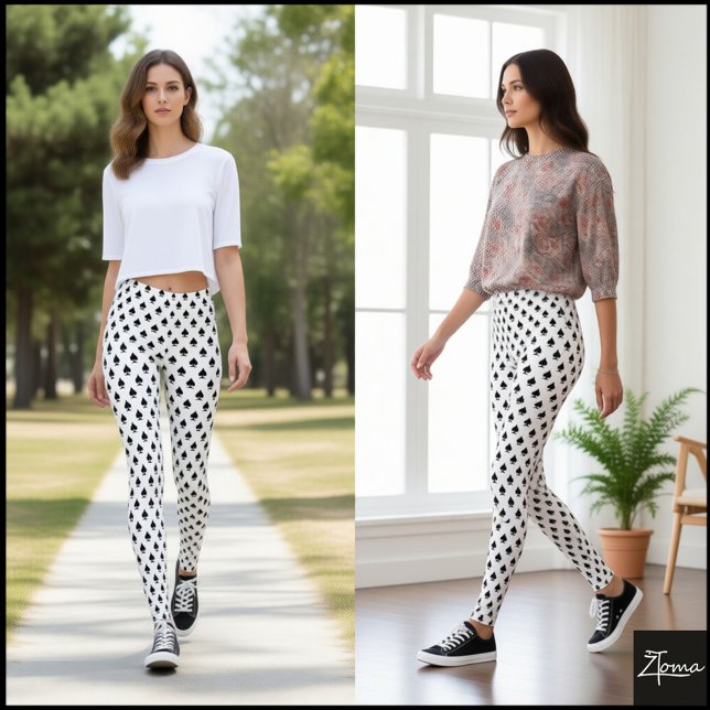 Leggings Patrón de símbolo de espadas (Subido por el creador)