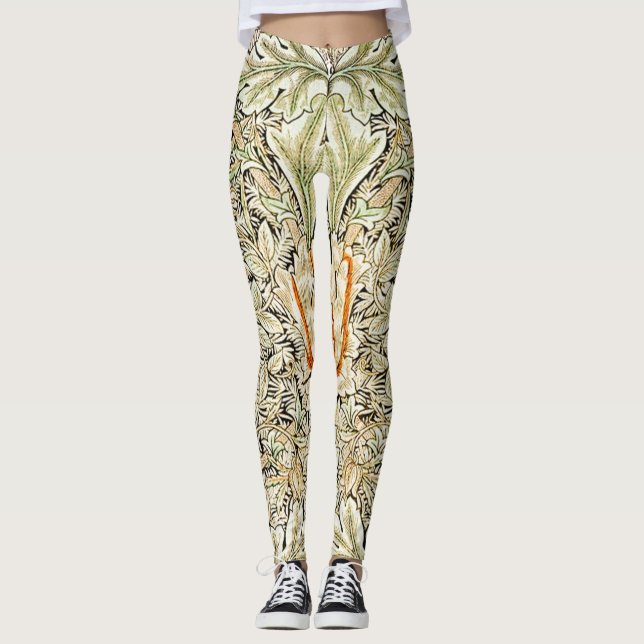 Leggings Patrón De Suelo (1876) De William Morris (Anverso)