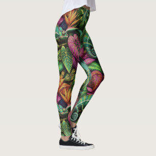 Leggings Patrón de superficie sin costuras de sueños de jun