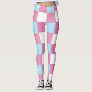 Leggings Patrón de tablero de ajedrez