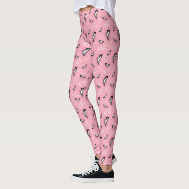 Leggings Patrón de tacones altos de Chica Gossip (Izquierda)