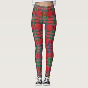 Leggings Patrón de Tartán de Cuadros del Clan MacBean