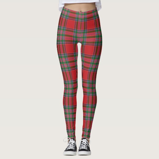 Leggings Patrón de Tartán de Cuadros del Clan MacBean (Anverso)