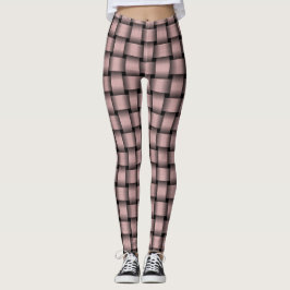 Leggings Patrón de Tejido Rosa Bebé