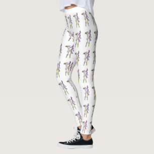 Leggings Patrón de tela de pinkbells.
