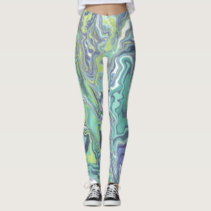 Leggings Patrón de textura de mármol