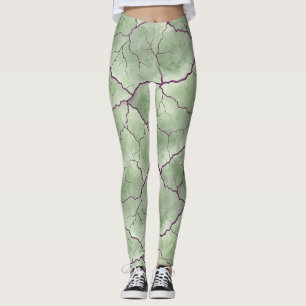 Leggings Patrón de textura de piel de zombie artístico