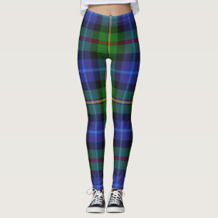 Leggings Patrón de tracción de tartán tartán de Smith Clan