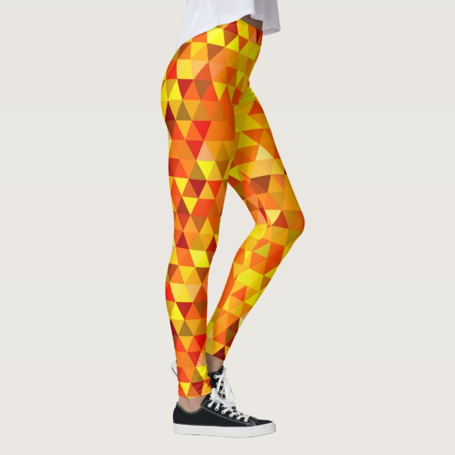 Leggings Patrón de triángulo de bonito I + tus ideas (Derecha)