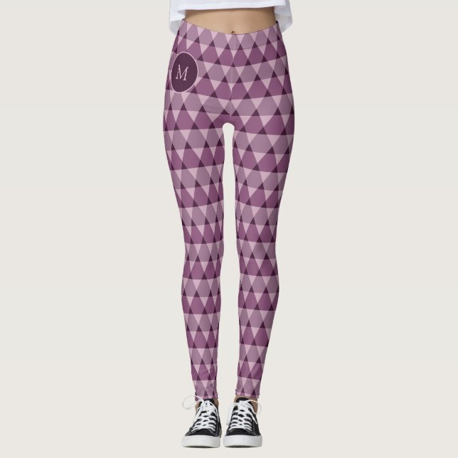Leggings Patrón de triángulos (Anverso)