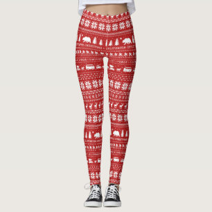 Leggings Patrón de vacaciones Sunny Cali para Navidades de 