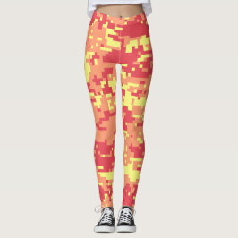 Leggings Patrón de vídeo digital Sunshine