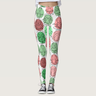 Leggings Patrón de yoga Patrón sin soldadura de yoga 18