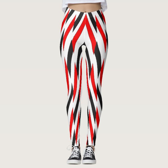 Leggings Patrón de zigzag multicolor "Leg de Ratti_Creative (Anverso)